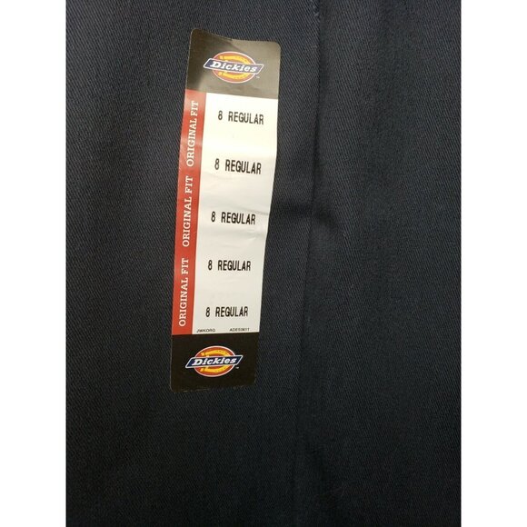 Dickies Original Fit Women’s Mid-Rise Blue Pants – Wrinkle-Resistant 8 Regular - Picture 12 of 12